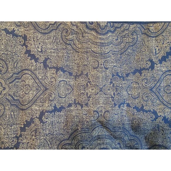 Pier 1 Imports Blue & Beige Decorative Table Runner 13"x72" - Picture 4 of 4
